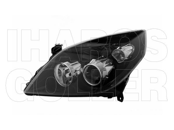 FSZ H1/H7 bal fekete házas...