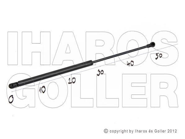 MAGNETI MARELLI 430719033500 09YI # Gázrugó gépháztetőhöz, (04-) kivétel FSI,GTI,TDI 