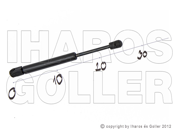 MAGNETI MARELLI 430719039800 09YS # Gázrugó tetőnyíláshoz 