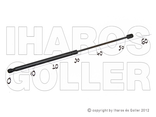 MAGNETI MARELLI 430719101800 0W1X # Gázrugó csomagtér ajtó üveghez, 11829 org.sz.-ig 