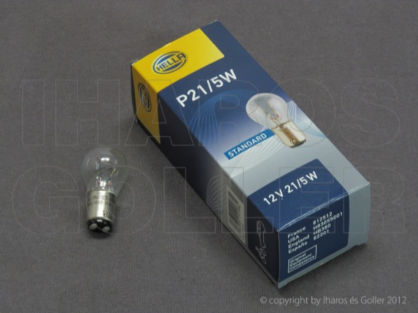 Izzó P21/5W, 12V 21/5W
